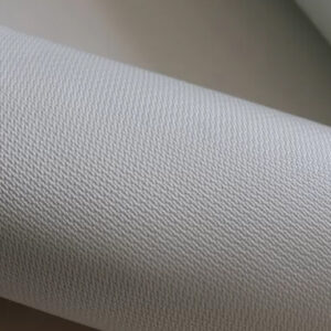 Tissu de verre de satin